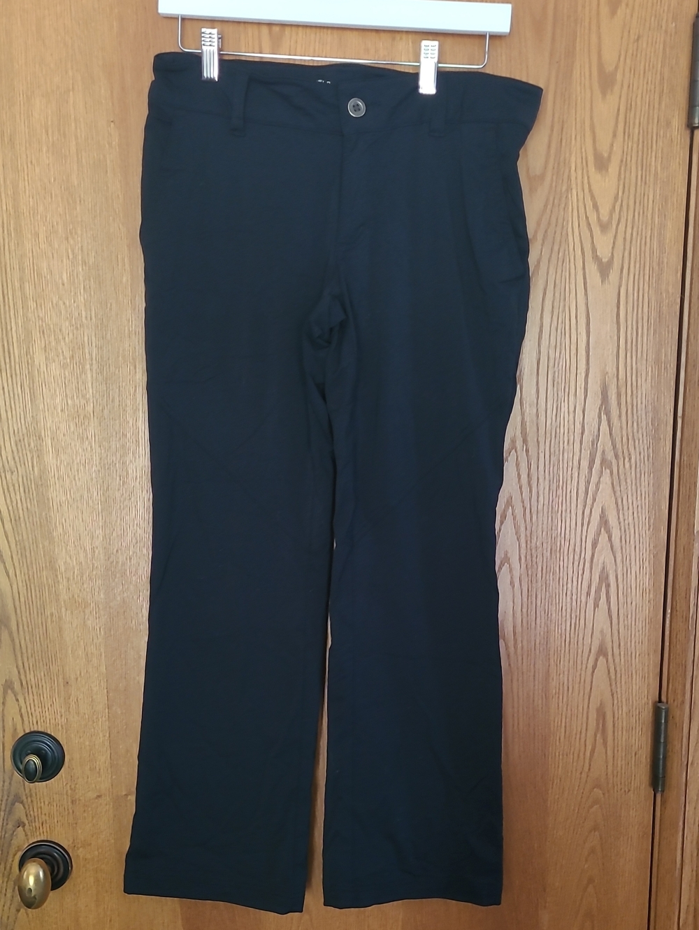 Black Women's Straight-Leg Trousers